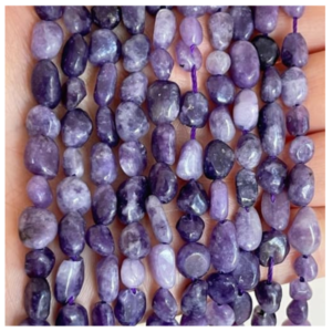 Gemstone Nugget Beads, Crystal Beads